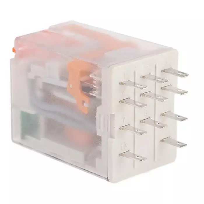 Relpol R3N Power Relay Plug In 3PDT Plug In 230 V AC 16100 Ω, R3N-2013-23-5230-WTL