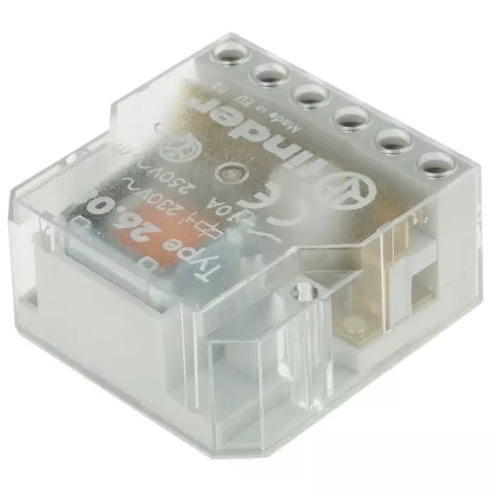 Finder Panel Mount Modular Step Relay 230 V AC Coil 10 A Switching Current DPST-2NO, 26.08.8.230.0000