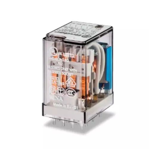 Finder PCB Mount Relay 48 V AC Coil 7 A Switching Current 4PDT, 551480480000