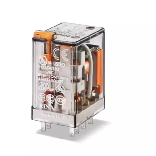 Finder Plug In Relay 24 V AC Coil 10 A Switching Current, 553280240054