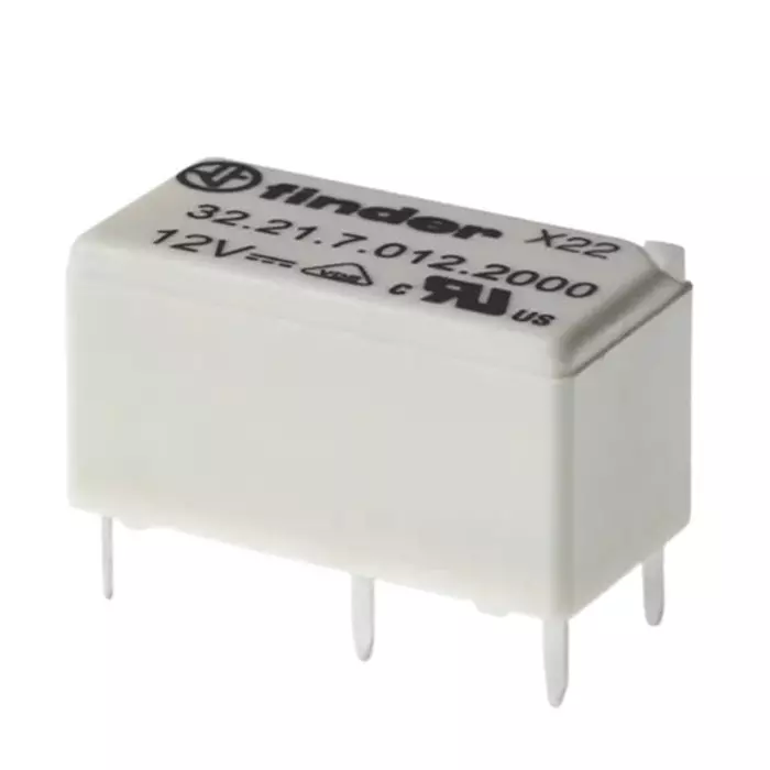 Finder PCB Mount Relay 5 to 48 V DC Coil 6 A Switching Current SPDT, 32.21.7.005.4000