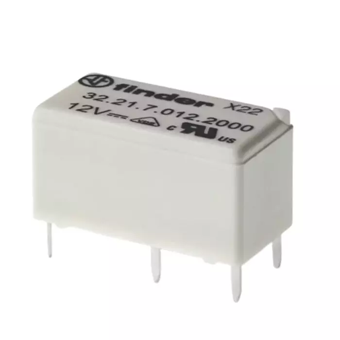 Finder PCB Mount Relay 5 to 48 V DC Coil 6 A Switching Current SPDT, 32.21.7.012.4000