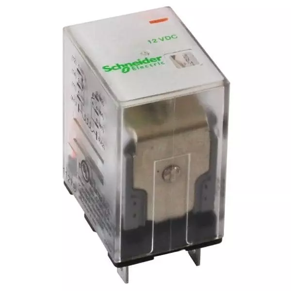 Schneider Electric Power Relay Panel Mount 2 Form C (DPDT-NO, NC) 15 Amp 300 V AC, 782XBXC-120A
