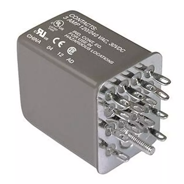 Schneider Electric Power Relay Panel Mount 4 Form C (4PDT-NO, NC) 15 Amp 300 V AC, 782XDXH21-120A