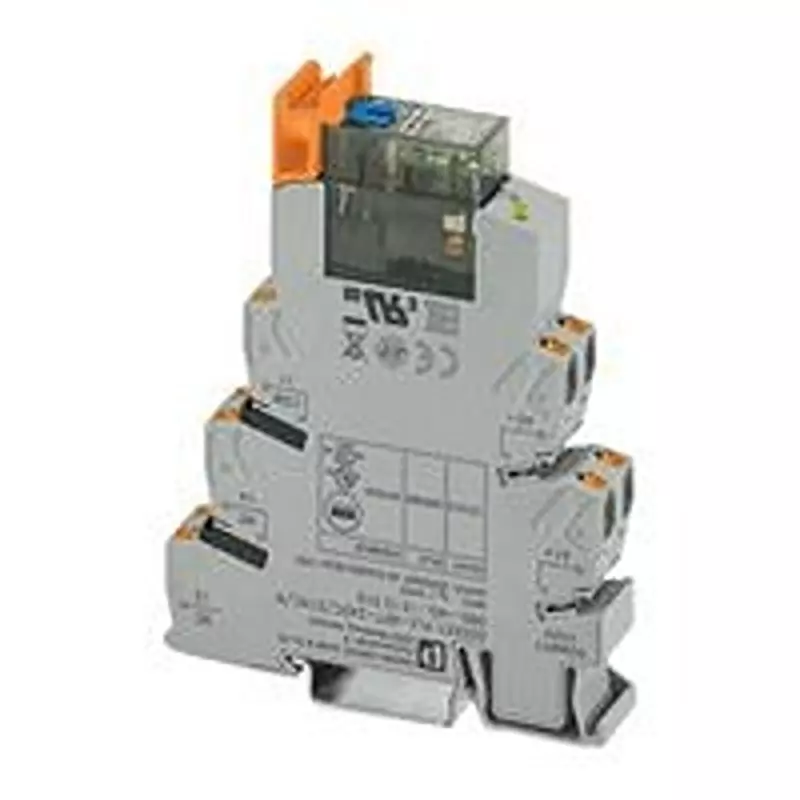 PHOENIX CONTACT Relay Module, Spdt, 10A, 24Vdc, Din Rail, 2910530