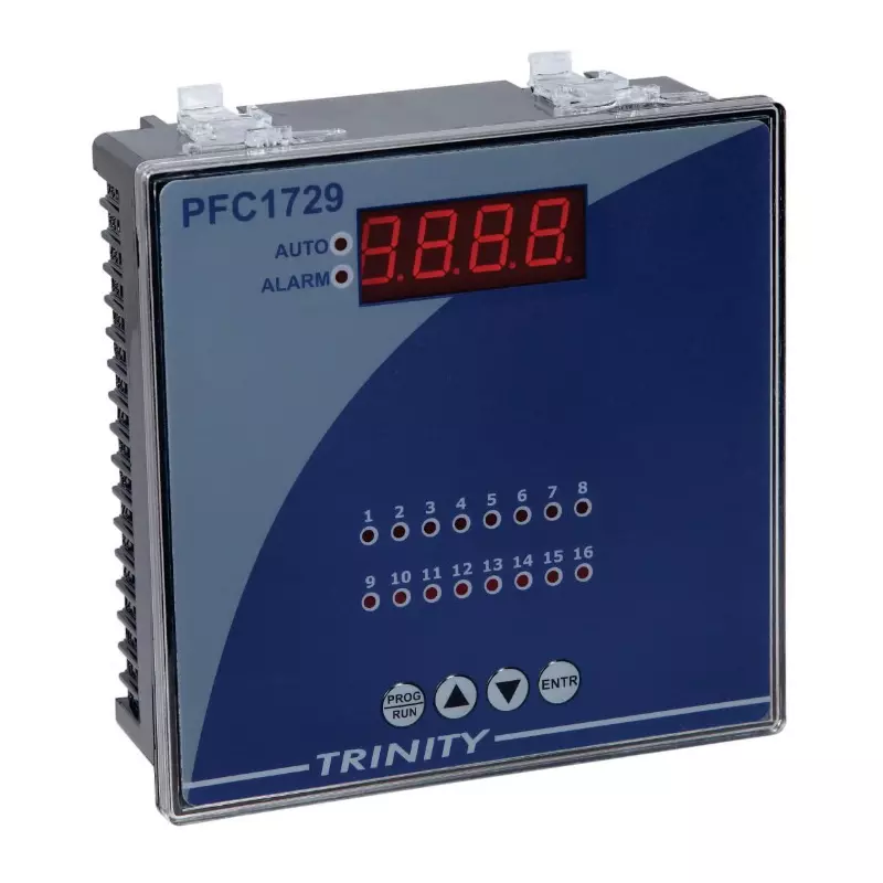 TRINITY Power Factor Correction Relay Single CT Type 6 Stage, PFC1729 - 6