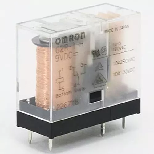 Omron Power Relay DC 9 V Rated Voltage, G2R-1-H-DC9