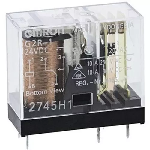 Omron Power Relay 1000 mohm or more at DC 500 V, G2R1DC24BYOMI
