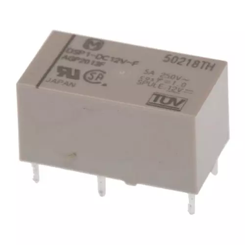 Panasonic Power Relay V, DSP1-DC12V-F (Pack of )
