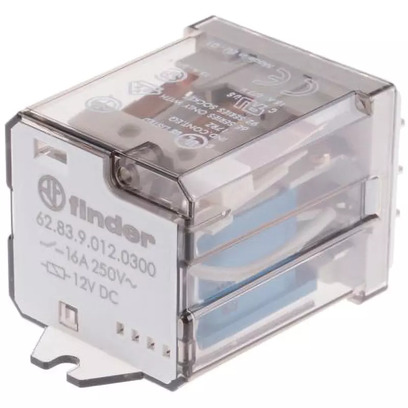 Finder Finder Relay AC400 V Maximum Allowable Contact Voltage DC 12 V Rated Coil Voltage, 62.83.9.012.0300