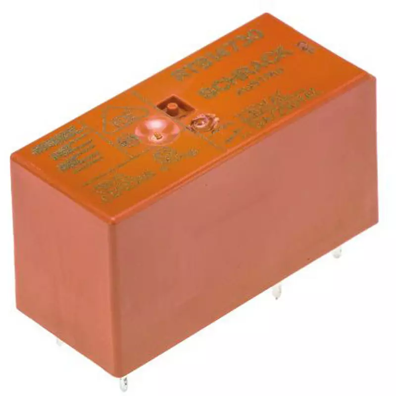 TE CONNECTIVITY Power Relay Board Mounting Type Of Sign SPDT Contact Configuration Through Hole Terminal Type, RTB14730
