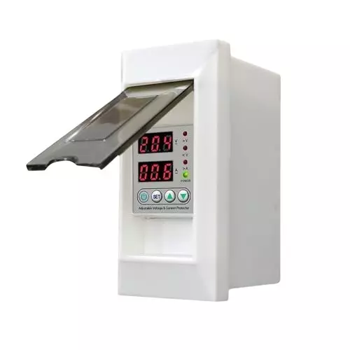 amiciSmart Automatic Over/Under Voltage and Over Load Protection 220 V 63 Amp Single Phase