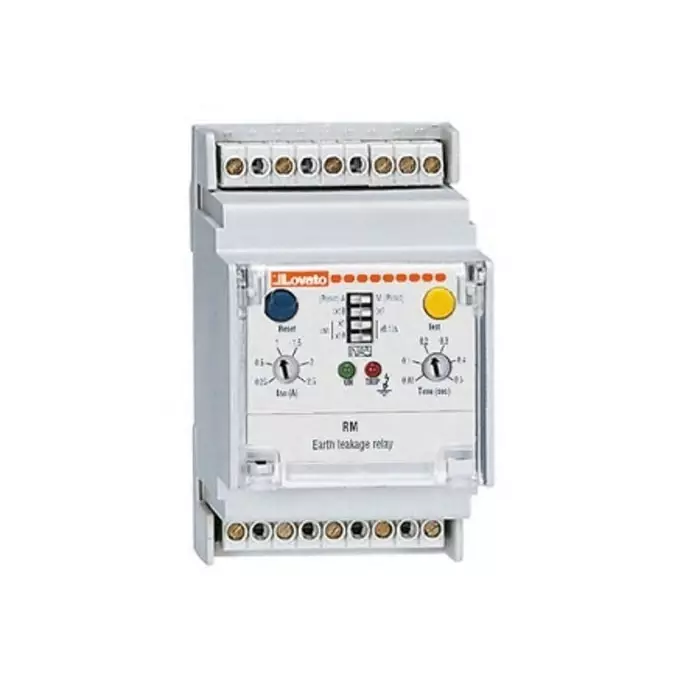 Lovato Earth Leakage Relay, 50 Hz, 60 Hz Frequency, 0.25 - 2.5A Leakage, SPDT Output, 31RM415