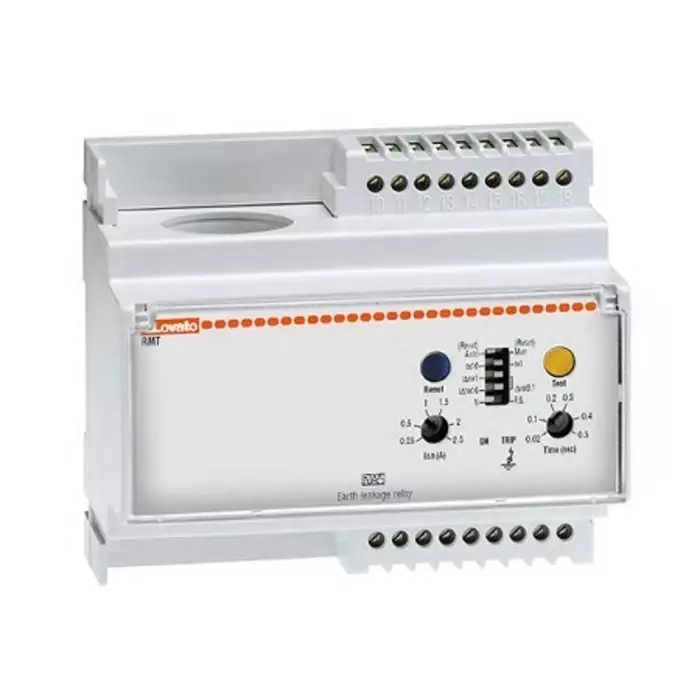 Lovato Earth Leakage Relay, 50 Hz, 60 Hz Frequency, 0.25 - 2.5A Leakage, SPDT Output, 31RMT415
