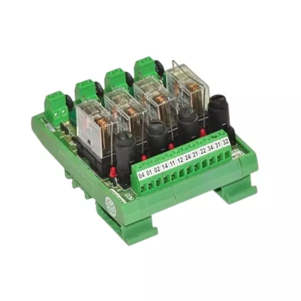 Shavison 1 C/O 8 Channels Relay Module With High voltage Isolated Coils and Fuse at Poles, 230 V AC, AS805-230VAC-S-OL-230VAC-5A