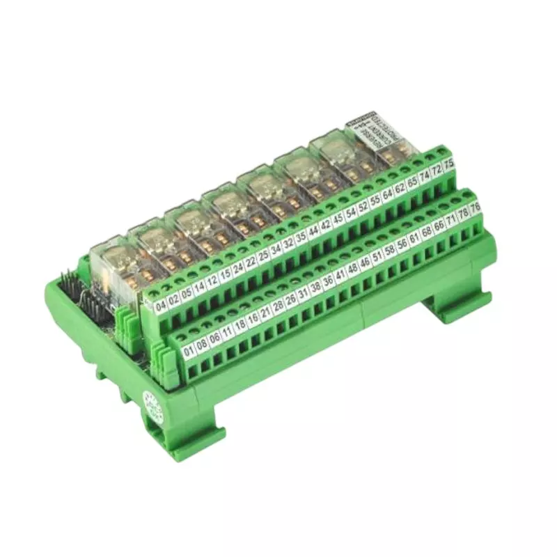 Shavison 2 C/O 4 Channels Relay Module Standard Model With Looped Coils, 12 V DC and 50 mA Per Channel, AS393-12V-S-OL