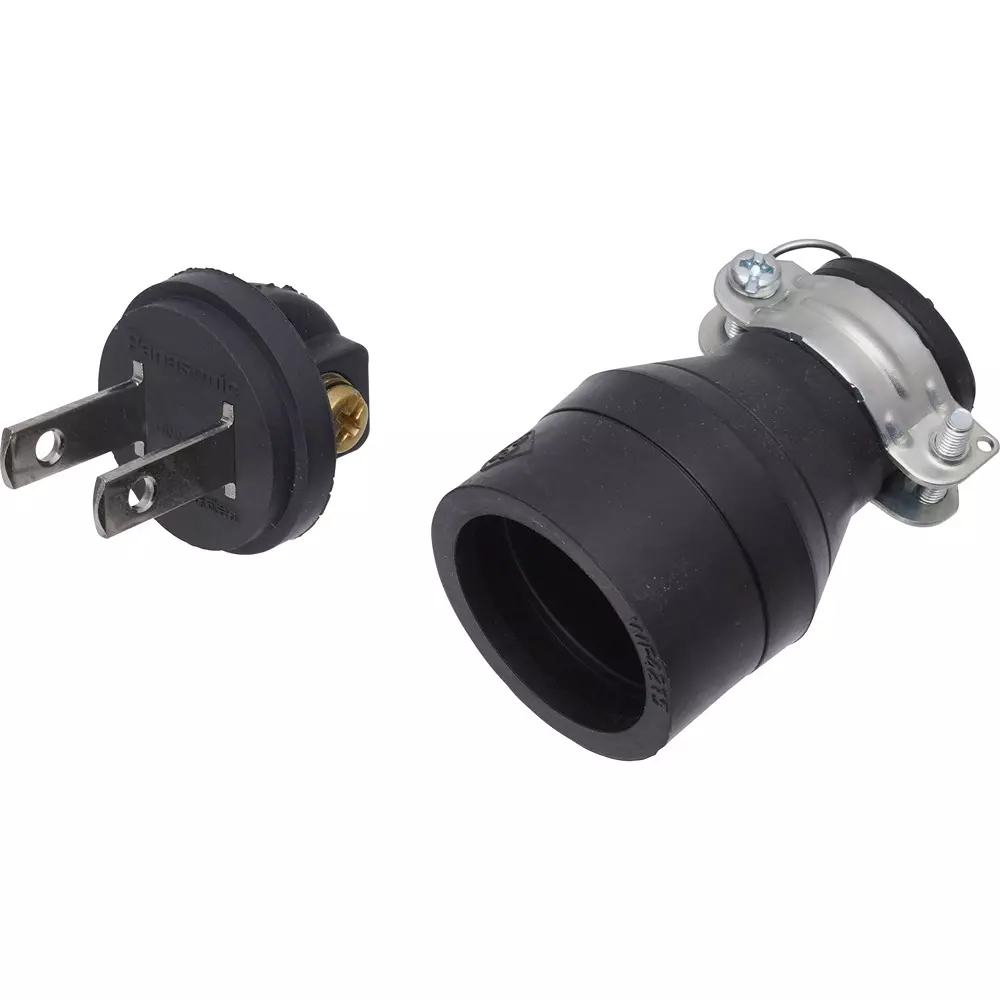 Panasonic Power Rubber Plug 125 V 15 Amp Rated Current, WF4215