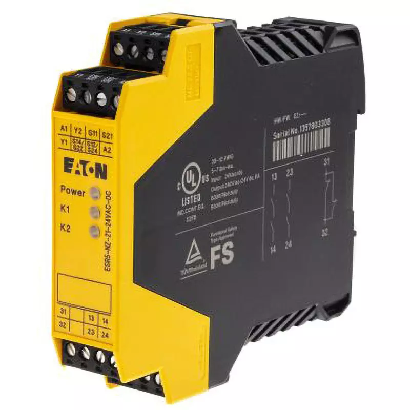 EATON Safety Relay Safety switch / interlock, two-hand control Function 2 No. of Channels, ESR5-NZ-21-24VAC-DC