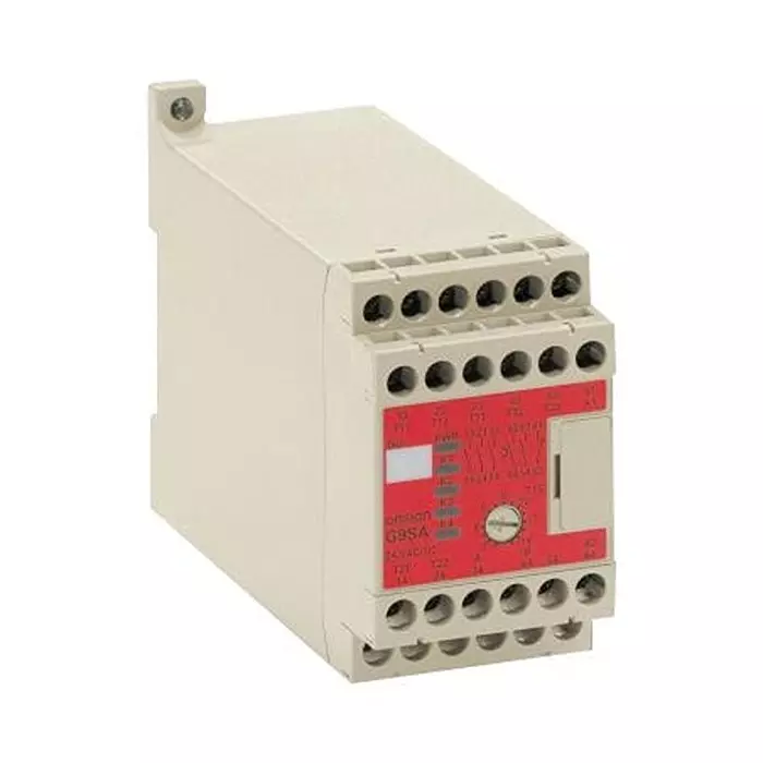 OMRON STI Safety Relay, 3Pst-No, 100Vac, 5A, G9SA-301 AC100-240