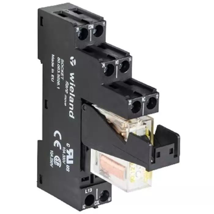 WIELAND ELECTRIC R1.188 Safety Relay Safety Relay 24 V DC Single Channel 2 Contacts, SNE 1