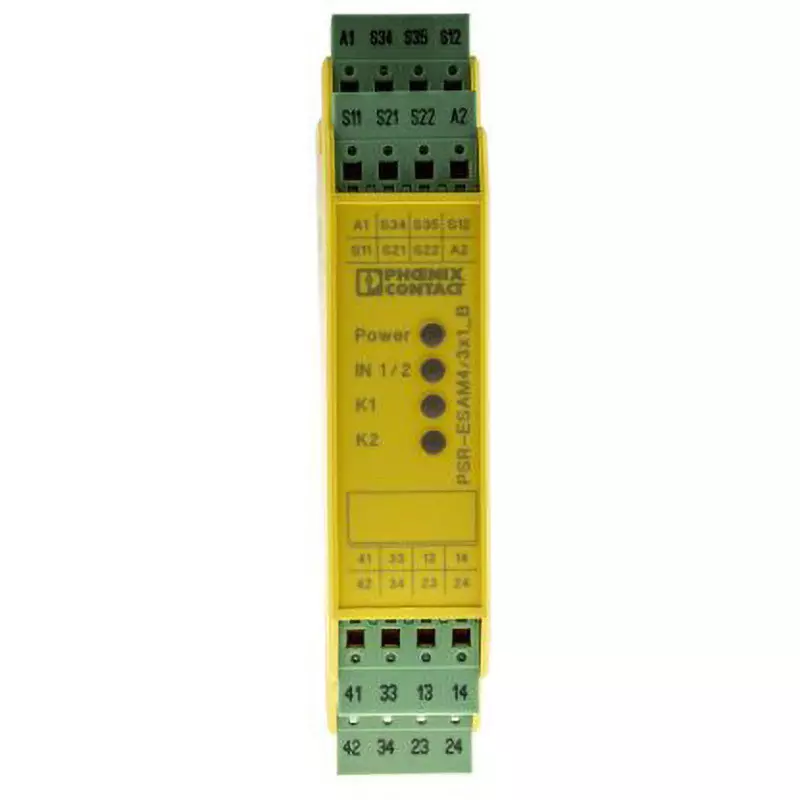 Phoenix Contact Safety Relay AC/DC 24 V Power Supply Voltage, 2900510