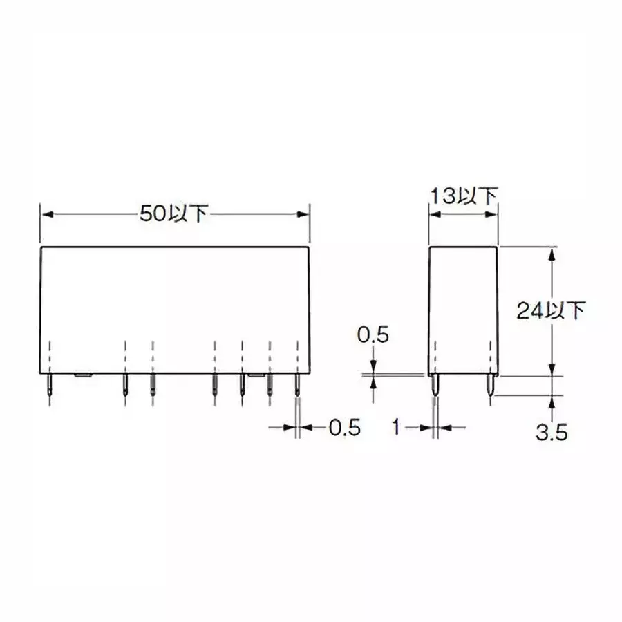 Omron Safety Relay 5A1B Contact Configuration 1000 m/s² Impact Resistance, G7SA-5A1B DC24