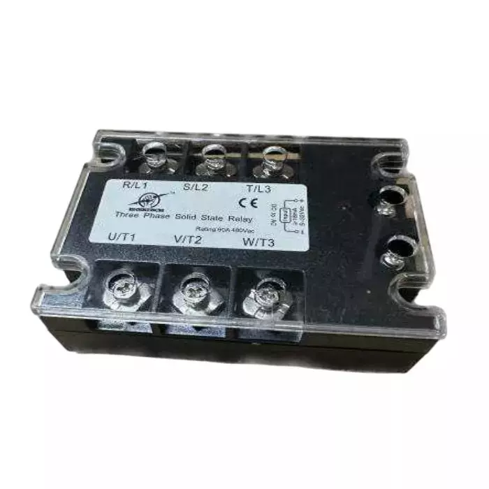 ENERTECH DC to AC Solid State Relay Three Phase 120 A 5-32 V DC Input 90-480 V AC Output, EN-3PH-120DA