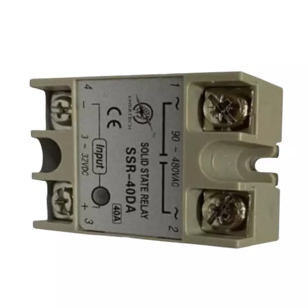 ENERTECH DC to AC Solid State Relay Single Phase 40 Amp Current Rating, EN-40 DA