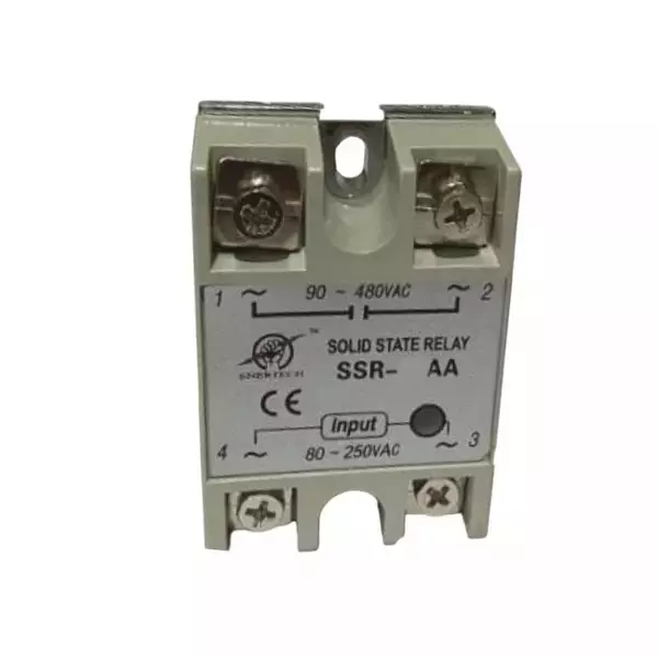 ENERTECH AC to AC Solid State Relay Single Phase 10 to 120 Amp Current Rating