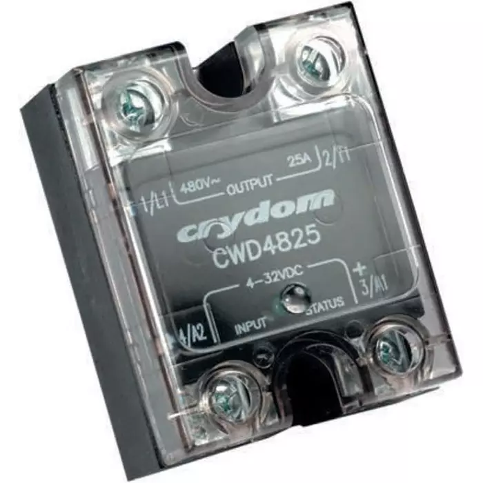 SENSATA/CRYDOM Solid State Relay 25 A RMS Load Panel Mount 660 V AC 32 Control, CWD4825-10