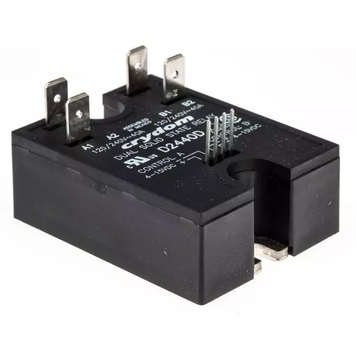 SENSATA/CRYDOM Solid State Relay 40 A Load Surface Mount 280 V 15 Control, D2440D