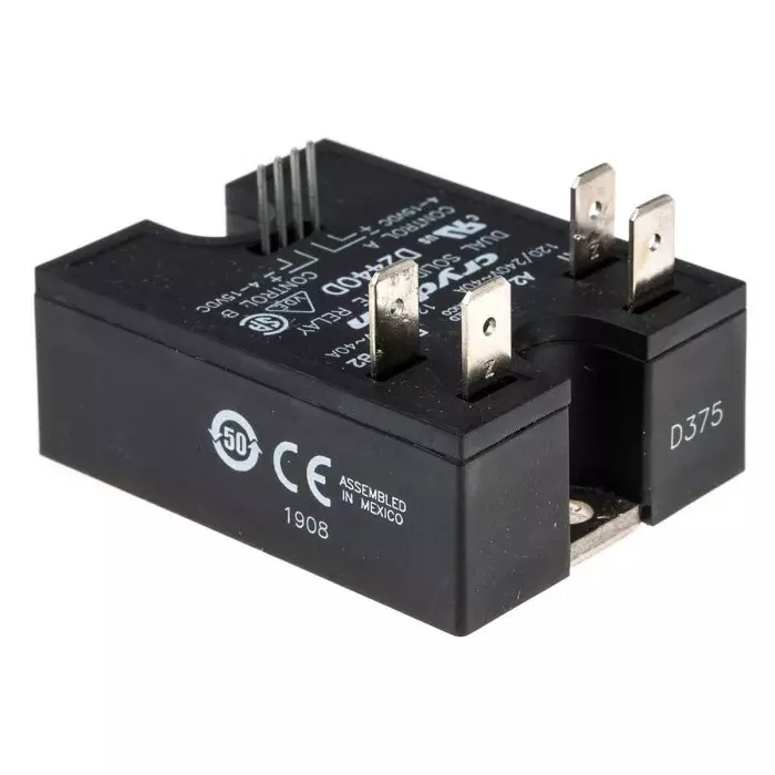SENSATA/CRYDOM Solid State Relay 40 A Load Surface Mount 280 V 15 Control, D2440D