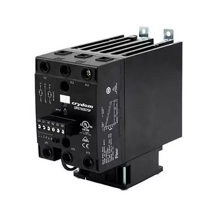 SENSATA/CRYDOM Solid State Relay DR67 Series 75 A Load DIN Rail Mount 600 V AC Load, DR6760A75P
