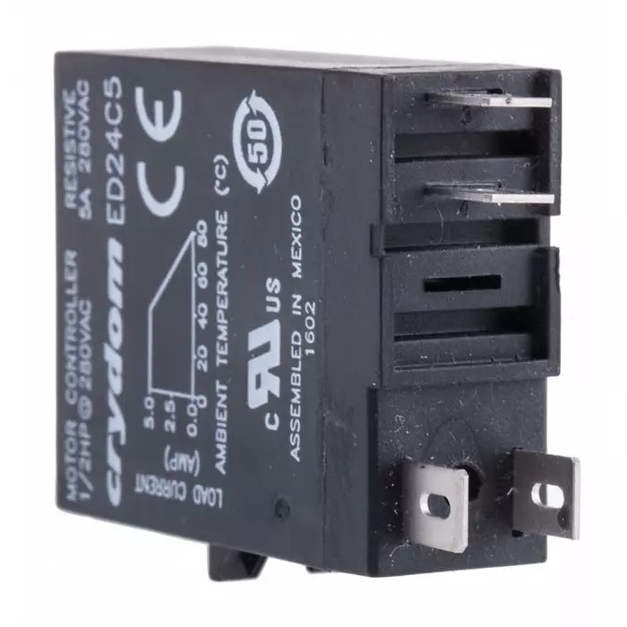 SENSATA/CRYDOM Solid State Relay ED Series 5 A Load DIN Rail Mount 280 V rms 32 DC Control, ED24C5