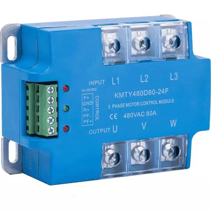 I-Autoc Solid State Relay 80 A Load Panel Mount 530 V AC Load 32 V DC Control, KMTY480D80-24F