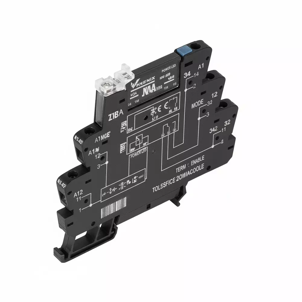 Weidmuller Solid State Relays Terminal Block DIN Rail Mount 2 A Load Current Rating, 1127150000