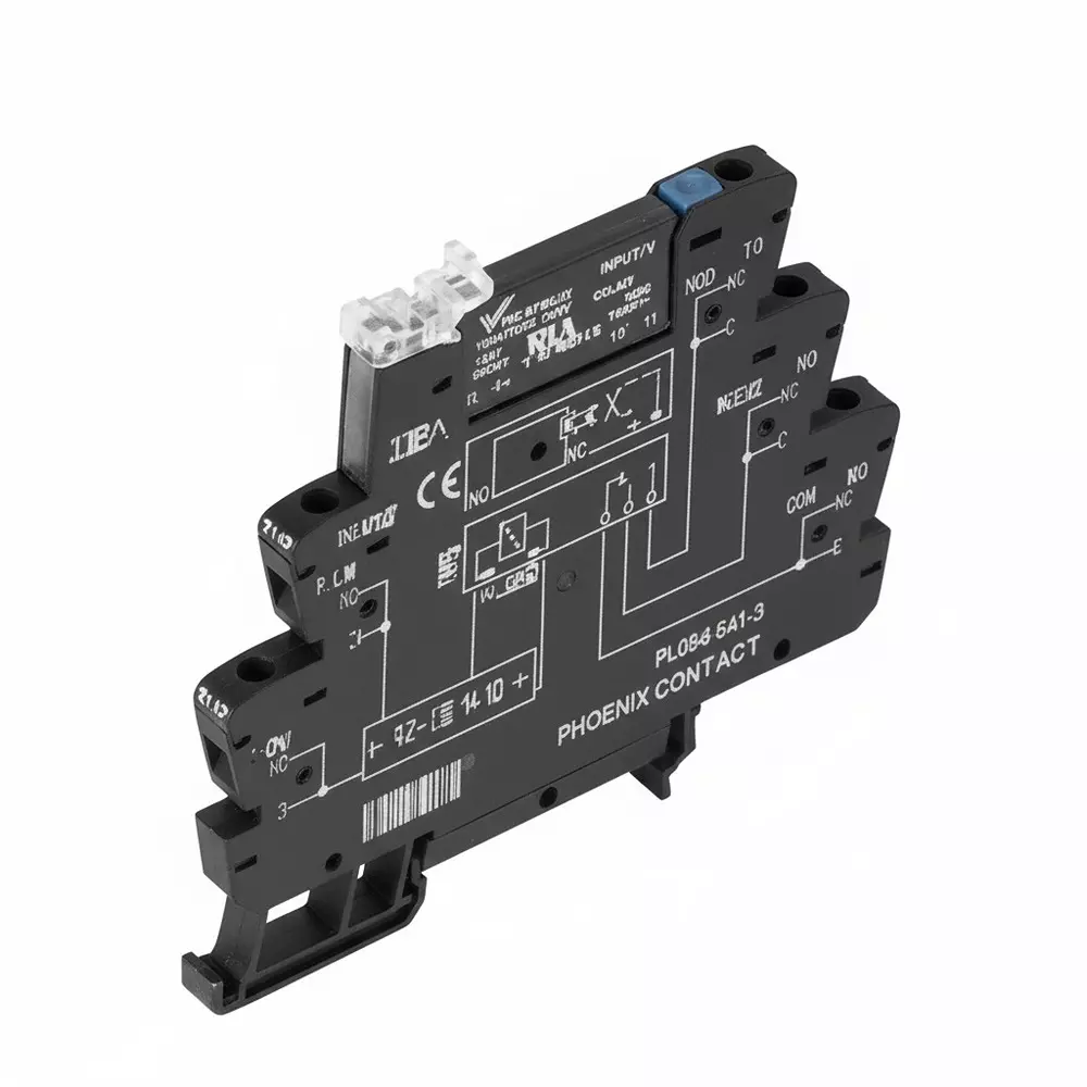 Weidmuller Solid State Relays Terminal Block DIN Rail Mount 100 mA Load Current Rating, 1126920000