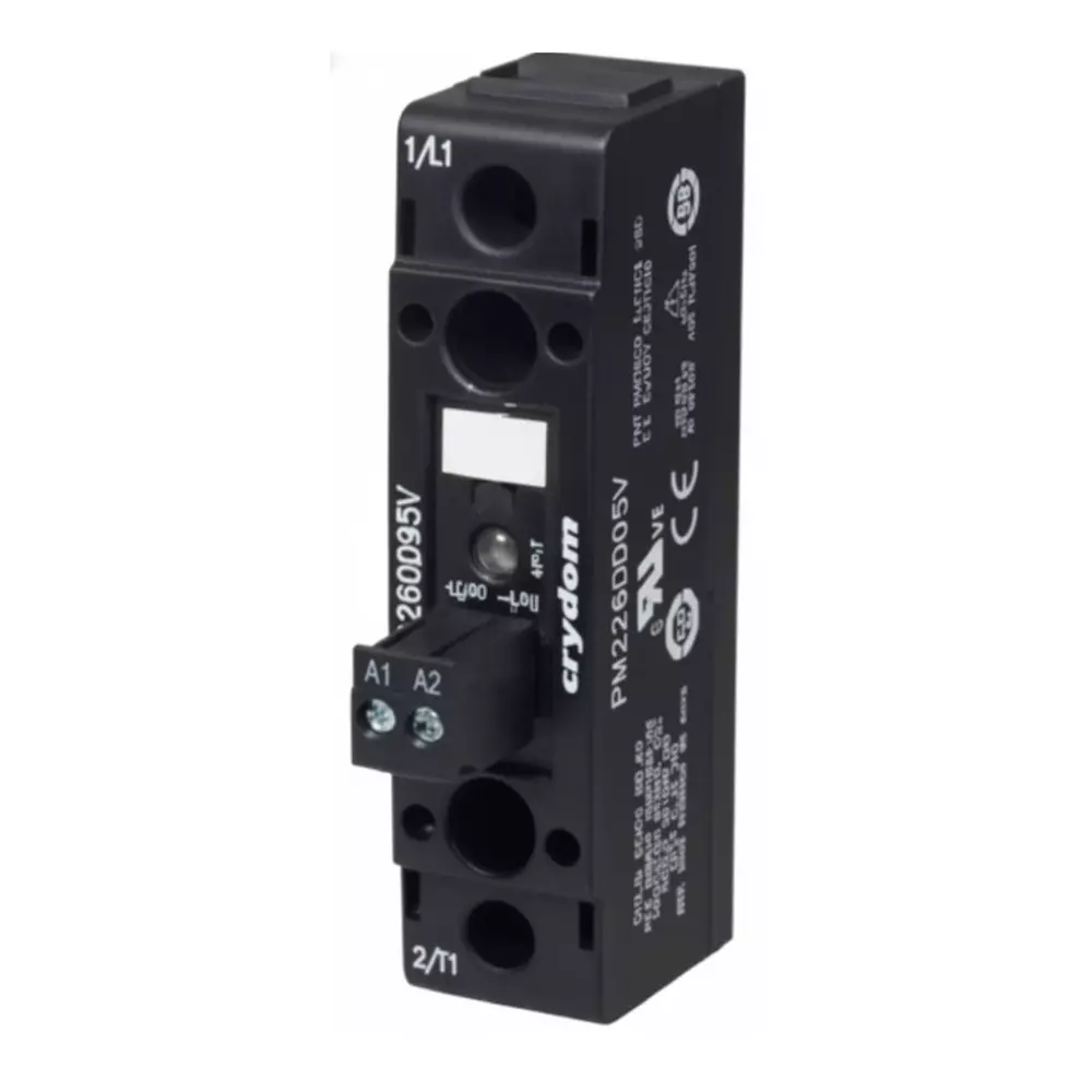 Crydom PM22 Series Solid State Relays Panel Mount 25 A Load Current Rating, PM2260D25V