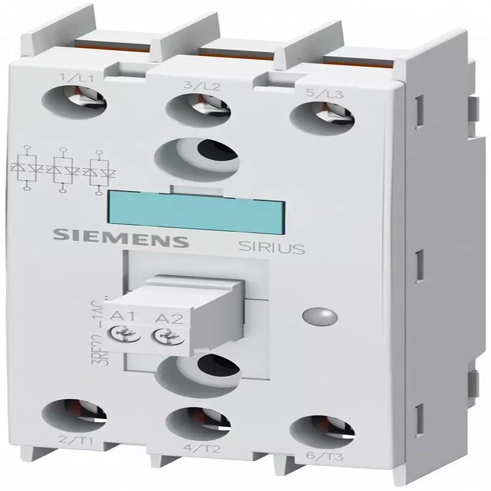 Siemens 3RF2 Series Two Phase Relays Panel Mount 55 A Load Current Rating, 3RF22551AC45