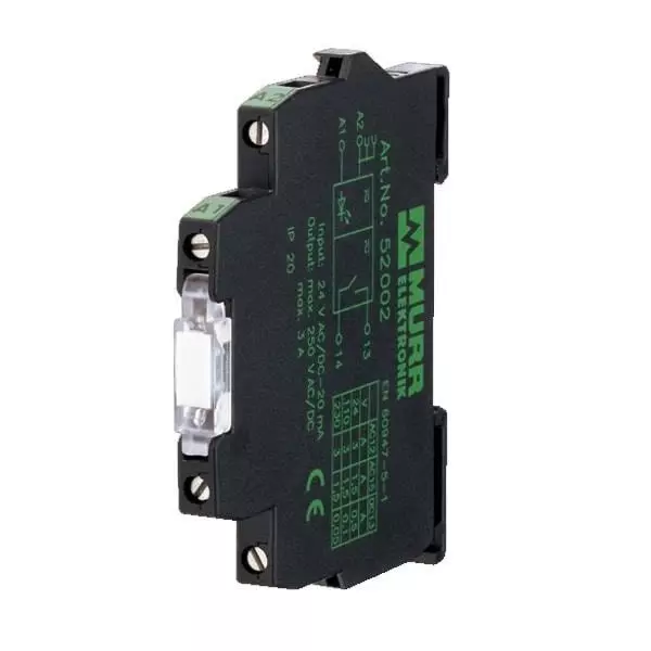 Murrelektronik 1 Series Solid State Relays DIN Rail Mount 100 mA Load Current Rating, 52015
