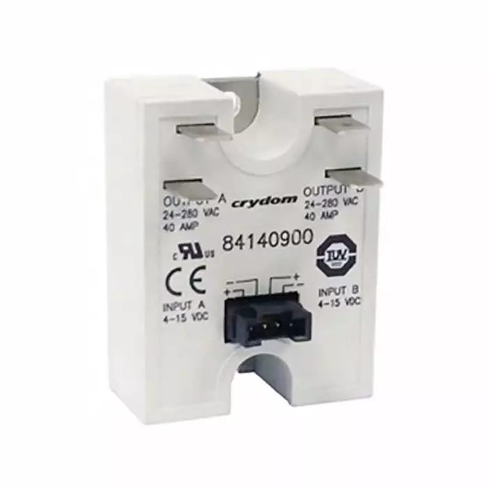 SENSATA/CRYDOM Solid State Relay DUAL GN Series 40 A Load Panel Mount 280 V 15 Control, 84140900