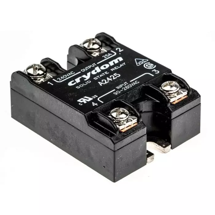 SENSATA/CRYDOM Solid State Relay Series 1 25 A RMS Load Surface Mount 280 V Control, A2425