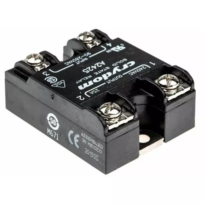SENSATA/CRYDOM Solid State Relay Series 1 25 A RMS Load Surface Mount 280 V Control, A2425