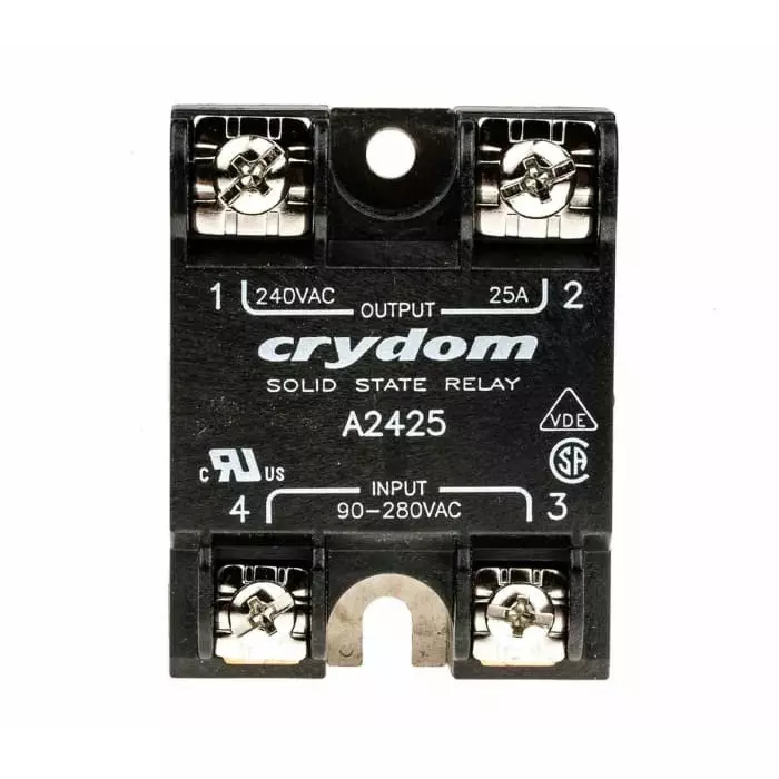 SENSATA/CRYDOM Solid State Relay Series 1 25 A RMS Load Surface Mount 280 V Control, A2425