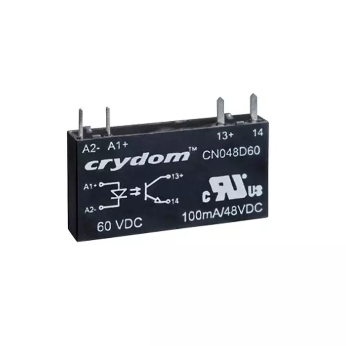 SENSATA/CRYDOM Solid State Relay CN Series 0.1 A Load PCB Mount 48 V DC 12 Control, CN048D05