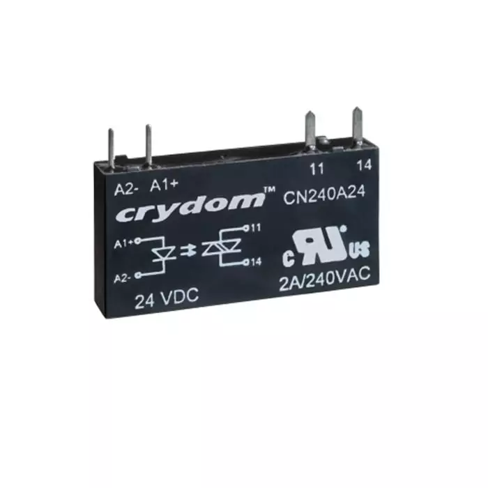 SENSATA/CRYDOM Solid State Relay CN Series 2 A Load PCB Mount 280 V AC 30 DC Control, CN240A24