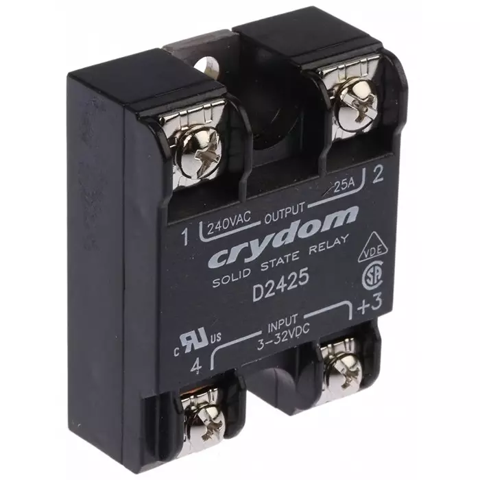 SENSATA/CRYDOM Solid State Relay 25 A RMS Load Surface Mount 280 V 32 Control, D2425