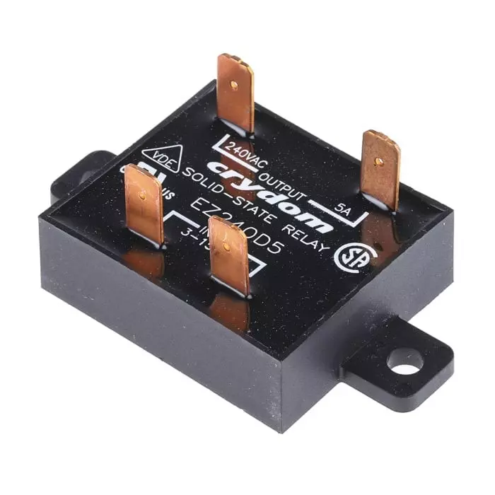 SENSATA/CRYDOM Solid State Relay EZ Series 5 A RMS Load Panel Mount 280 V 15 DC Control, EZ240D5