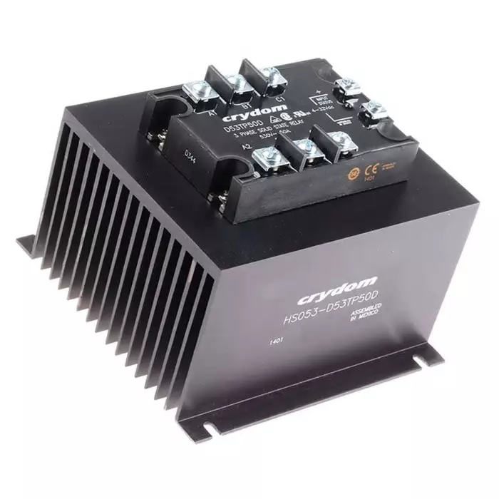 SENSATA/CRYDOM Solid State Relay 82.5 A RMS Load Panel Mount 530 V AC 32 DC Control, HS053-D53TP50D
