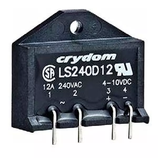 Crydom Solid State Relay PCB Mount 12 Amp 1 Form A (SPST-NO) 280 V AC, LS240D12R